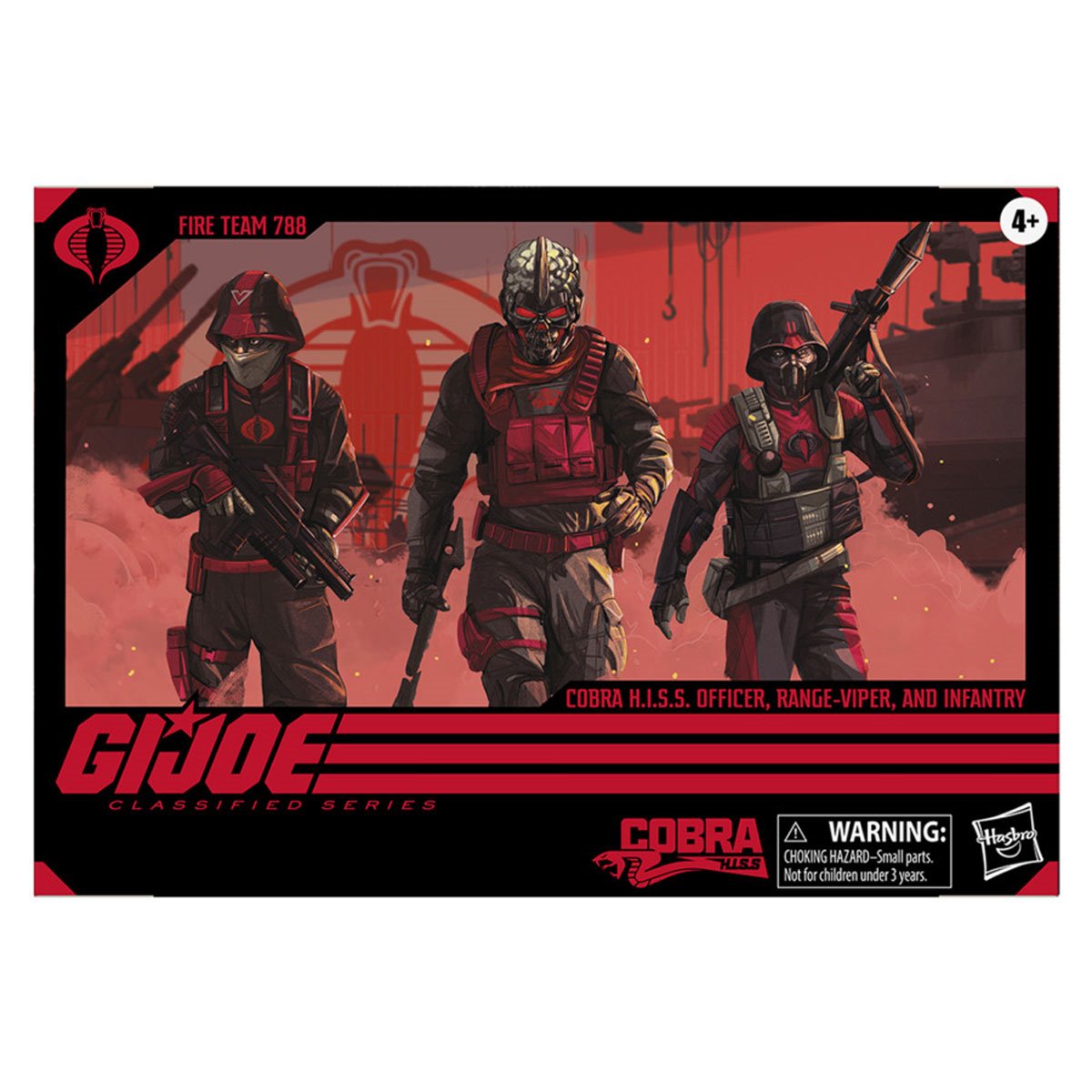G.I. Joe Classified Series Cobra H.I.S.S. - Fire Team 788 6-Inch Action Figure Set