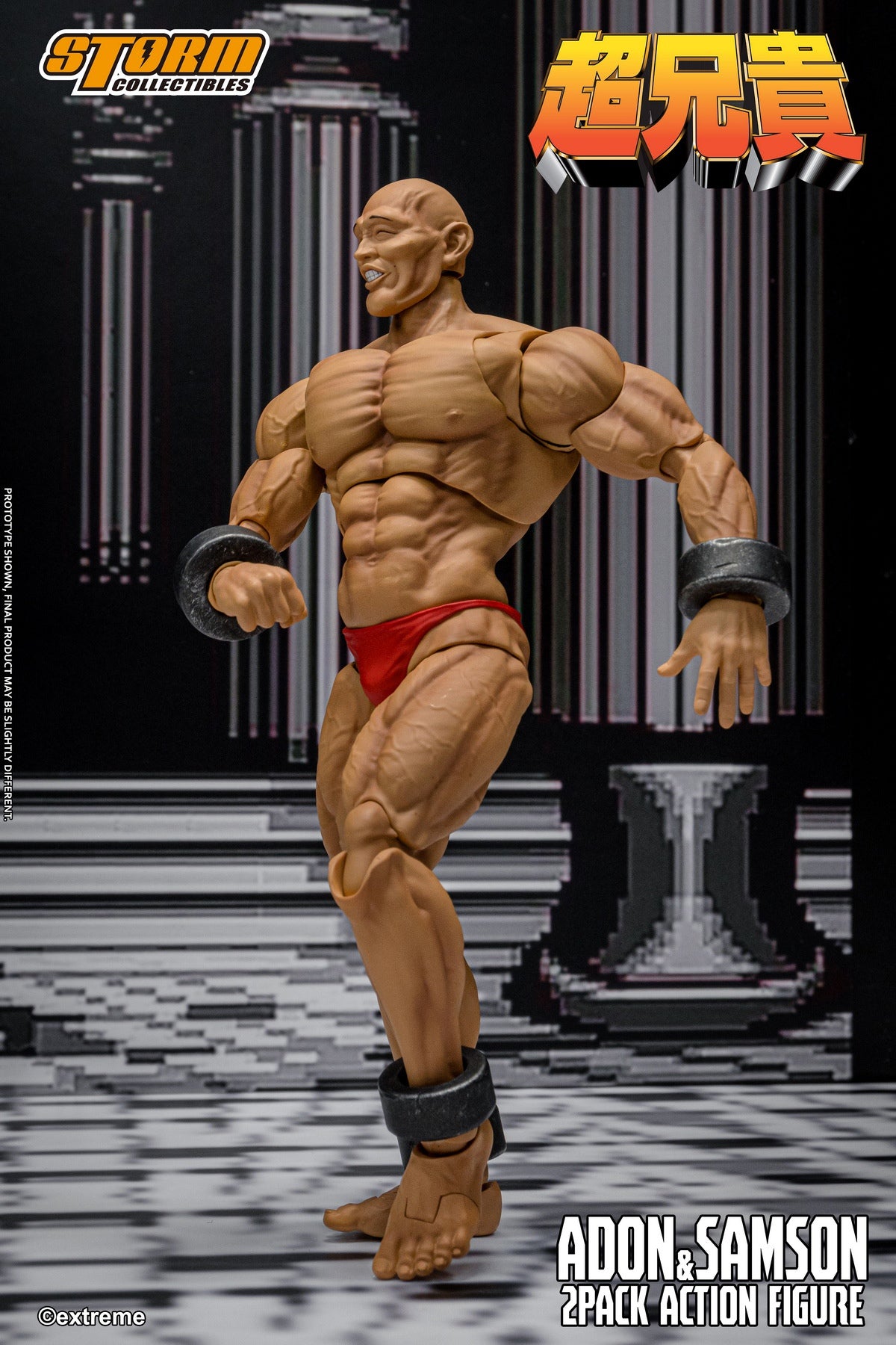 Chou-Aniki Adon and Samson 1/12 Scale Action Figure Set