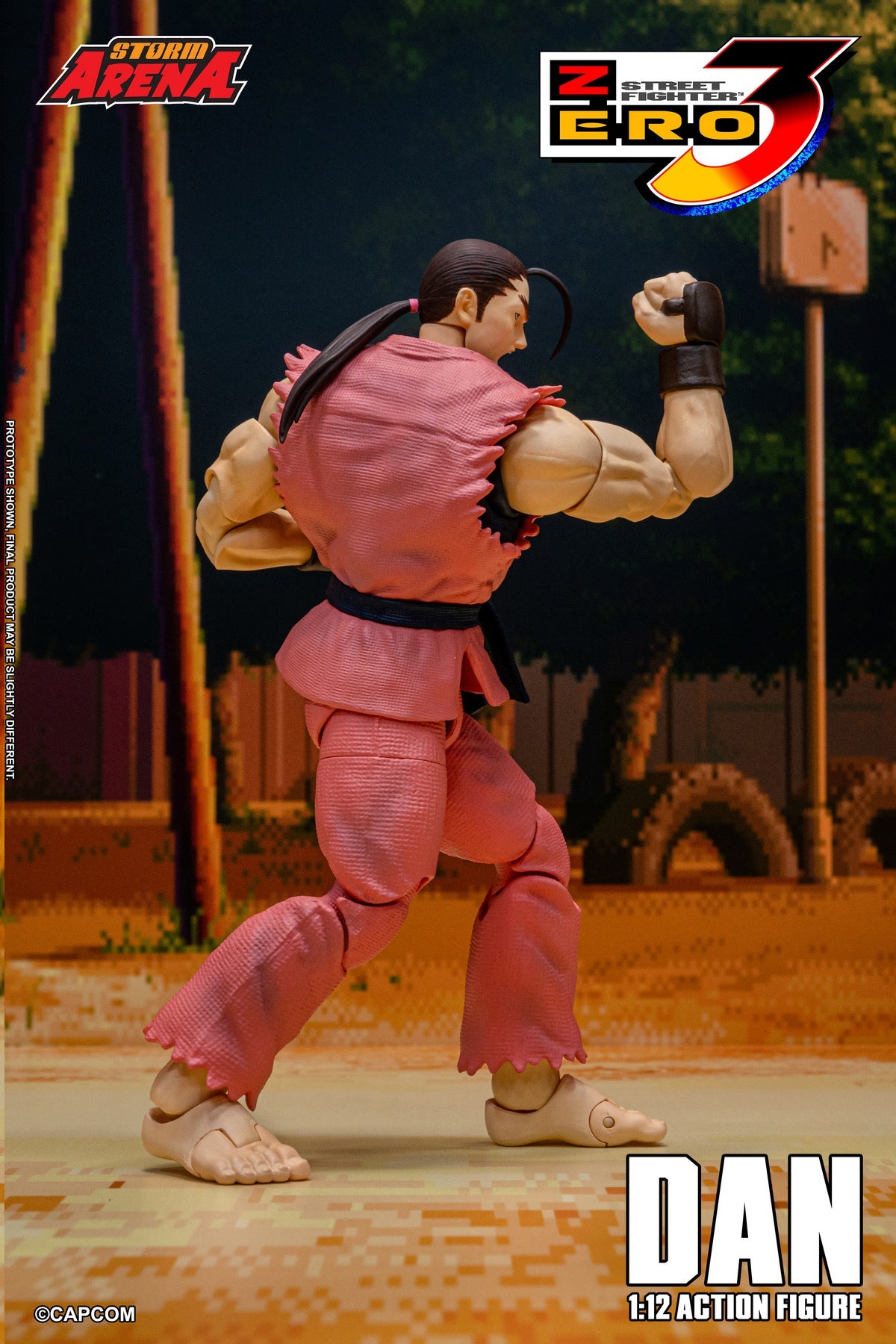 Street Fighter Alpha 3 Storm Arena Dan 1/12 Scale Action Figure