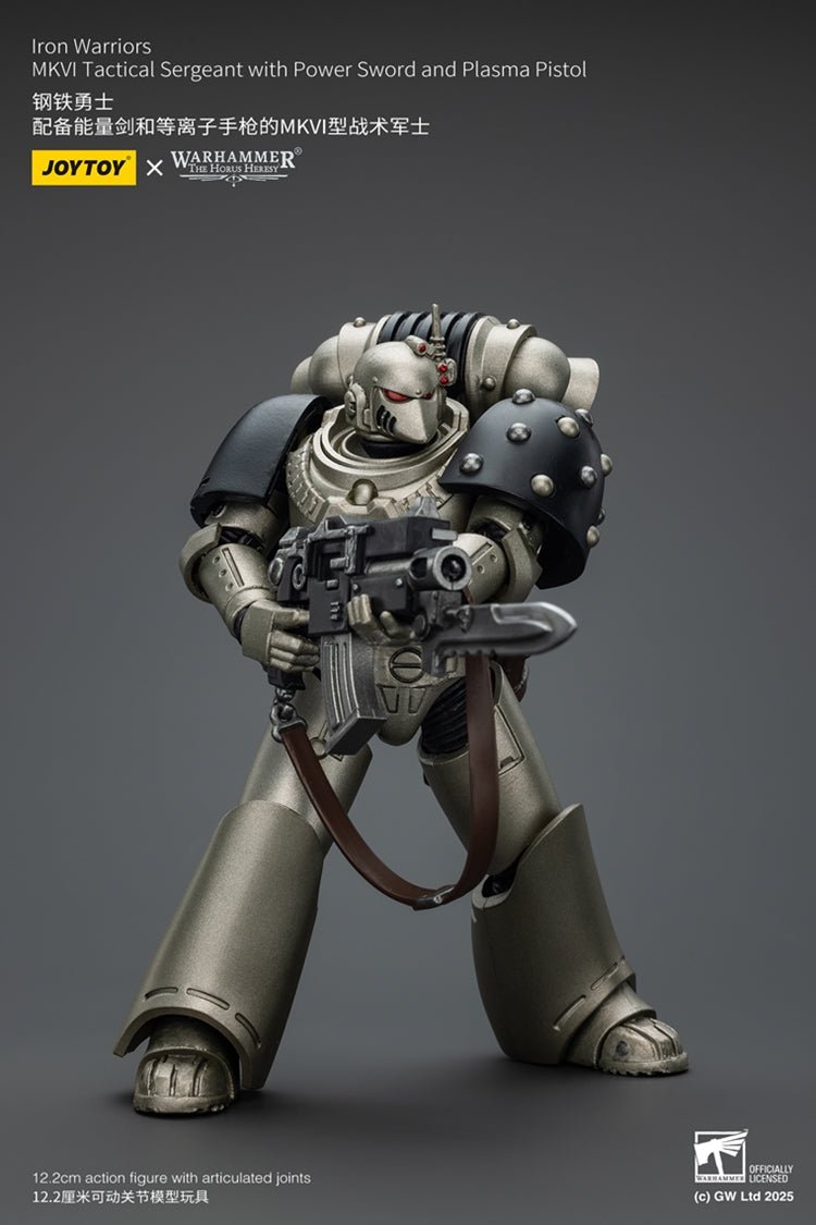 Warhammer The Horus Heresy Iron Warrior Tactical Sergeant with Sword 1:18 Scale Action Figure