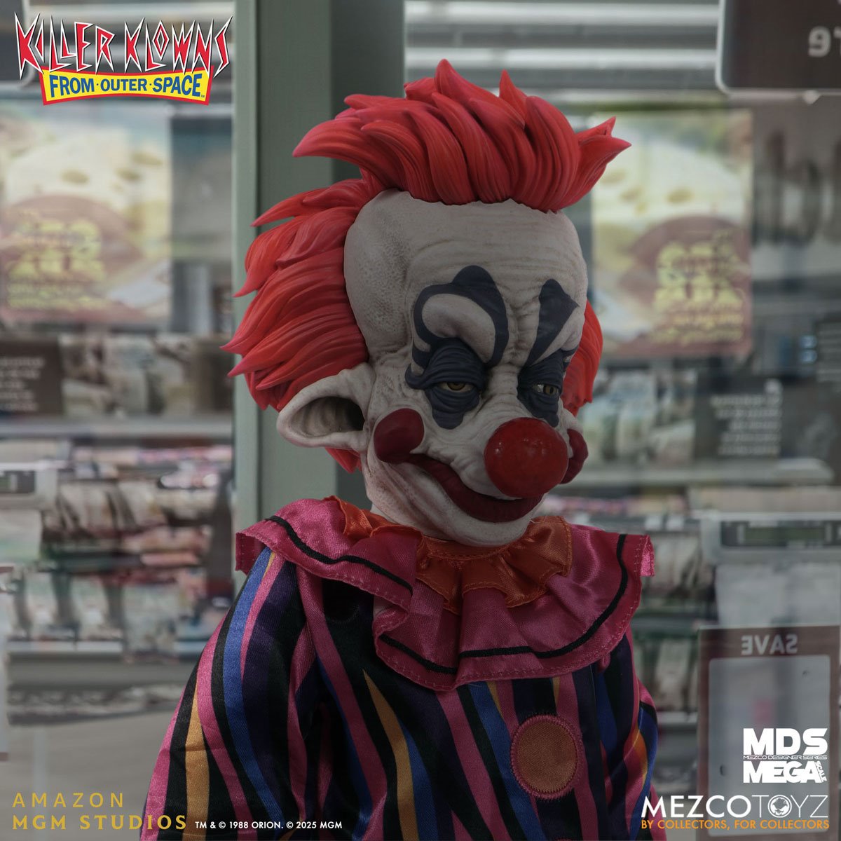 Killer Klowns From Outer Space Rudy Mezco Designer Series Mega-Scale 15-Inch Doll