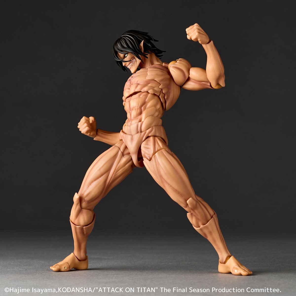 Attack on Titan Eren Yeager Titan Revoltech Amazing Yamaguchi Action Figure