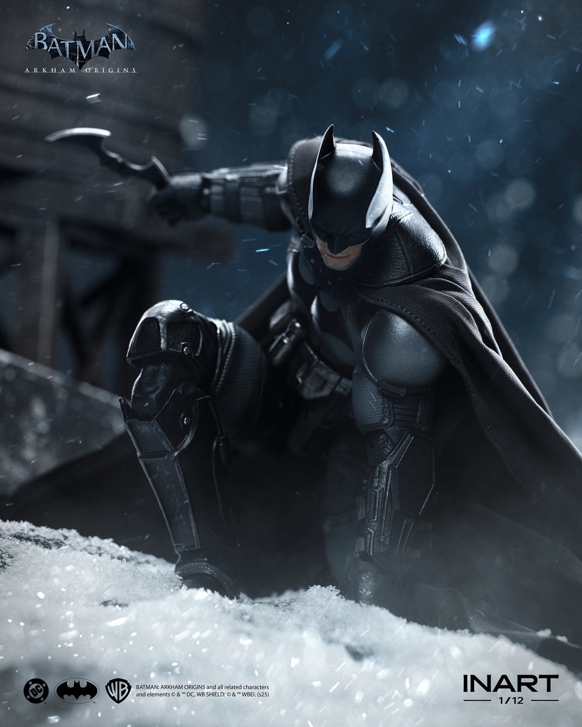 INART Arkham Origins Batman 1/12 Action Figure