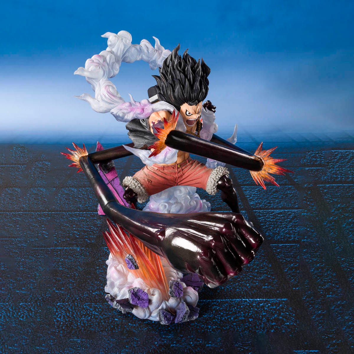 One Piece Monkey D. Luffy Gear 4 Snakeman King Cobra FiguartsZERO Extra Battle Statue - Reissue