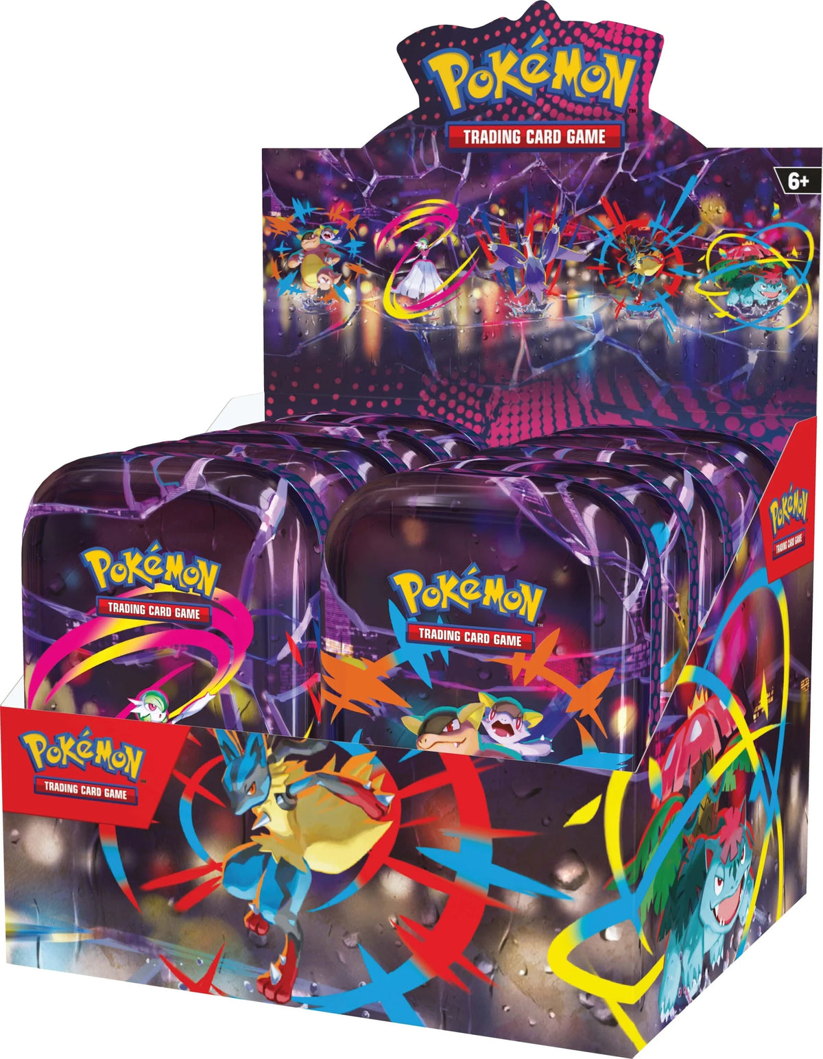 Pokémon TCG: Mega Heroes Mini Tin Display (10-Pack)