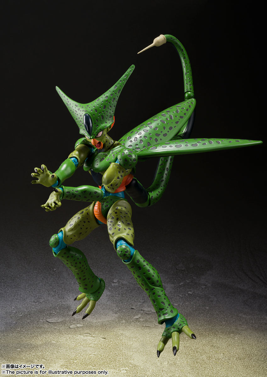 Dragon Ball Z Cell First Form S.H.Figuarts Action Figure (Reissue)