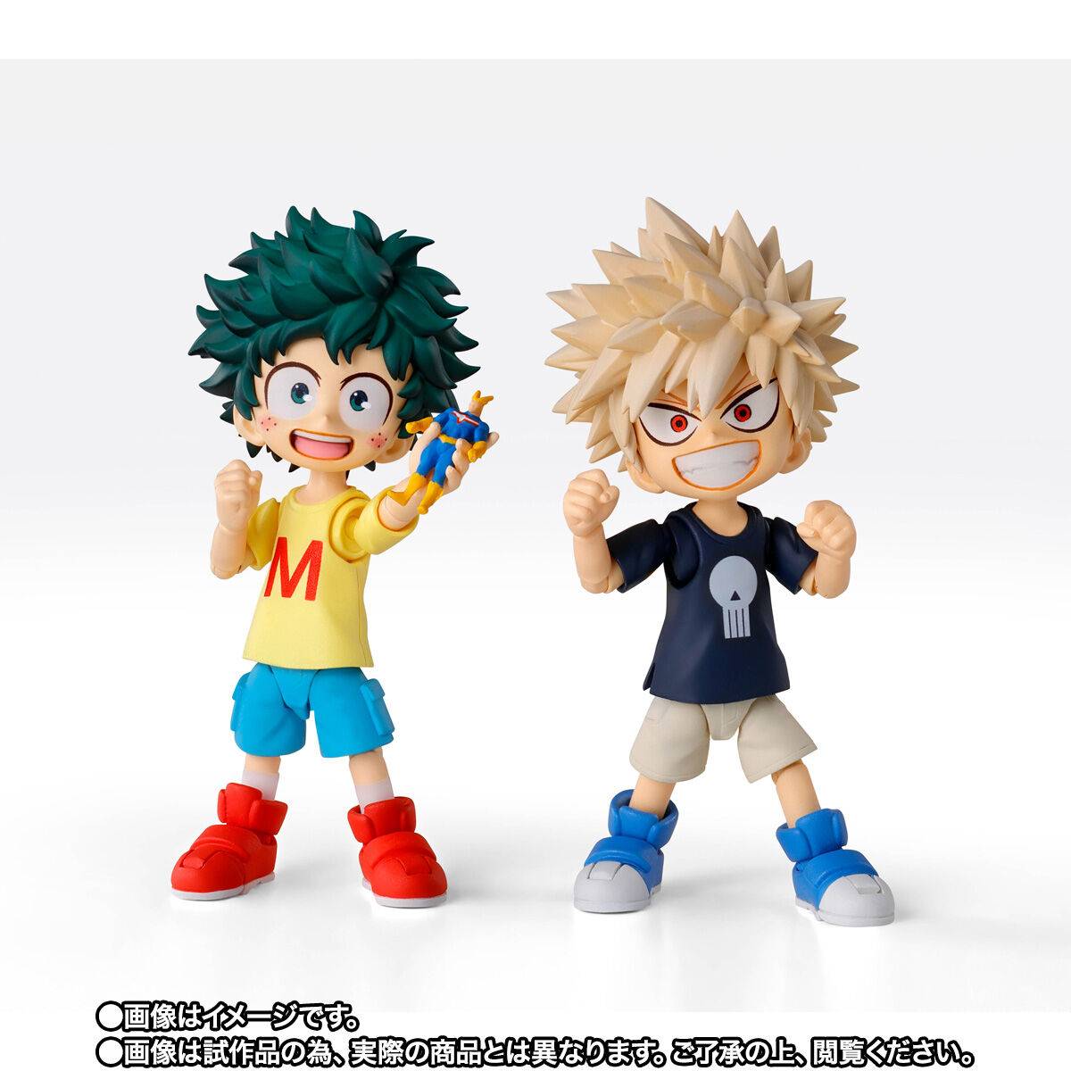 My Hero Academia Izuku Midoriya & Katsuki Bakugo Childhood Ver. S.H. Figuarts Action Figure Set