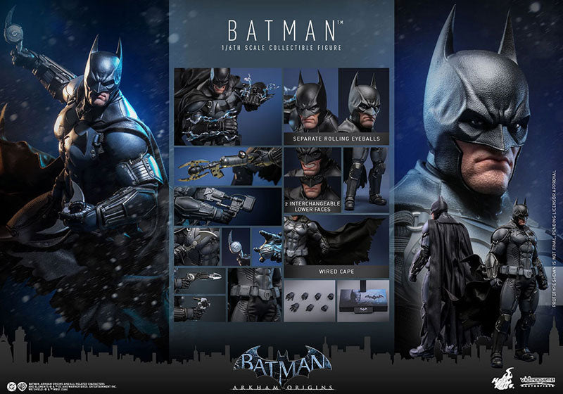 Batman: Arkham Origins Video Game Masterpiece Batman 1/6th Scale Collectible Figure