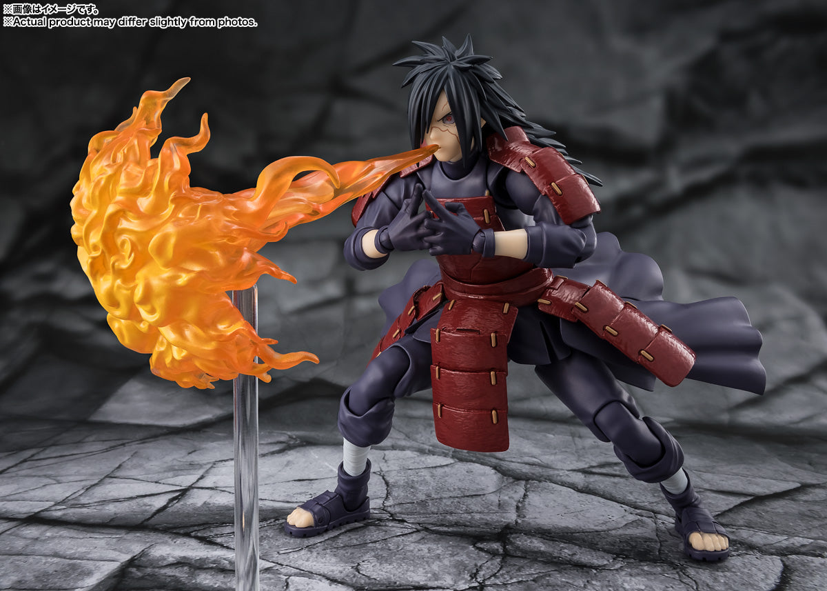 Naruto Shippuden Madara Uchiha The Legend of the Solitary Lord Who Dwells in Deep Darkness S.H.Figuarts Action Figure
