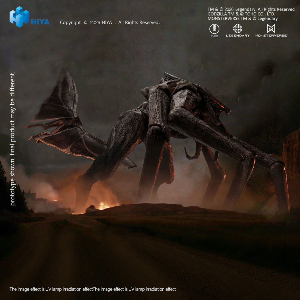 Godzilla 2014 Muto Male and Female Exquisite Basic Series None Scale 6-Inch Action Figure Set