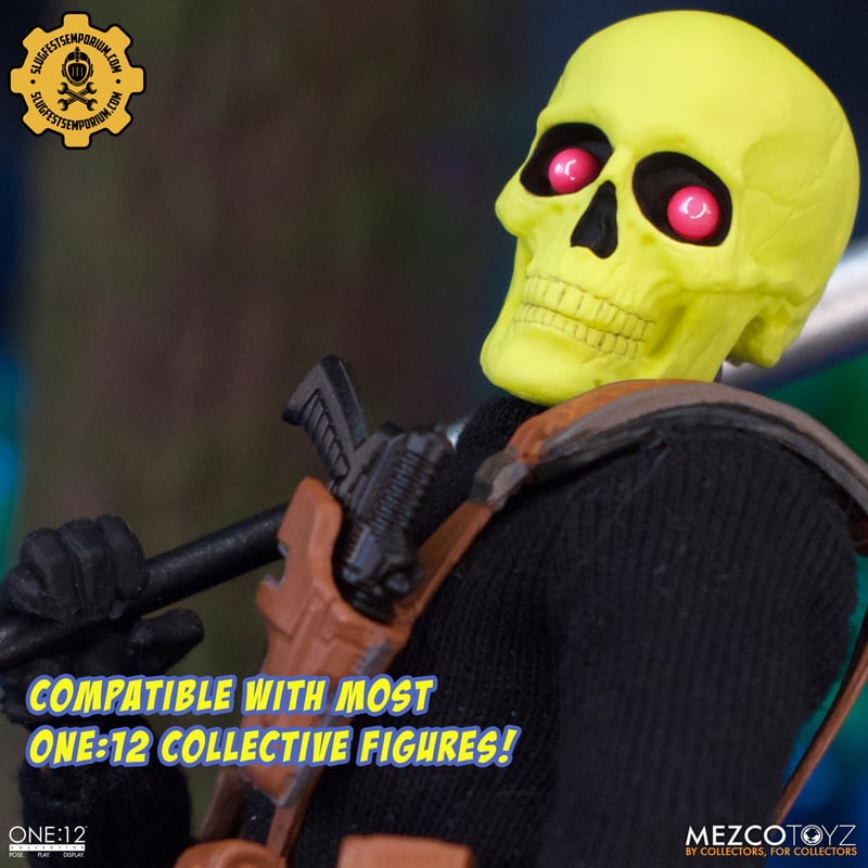 Neon Nightmare One:12 Collective Multicolor Four Skull Set