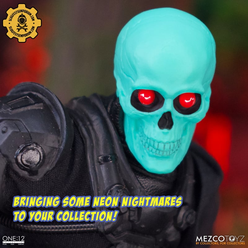 Neon Nightmare One:12 Collective Multicolor Four Skull Set