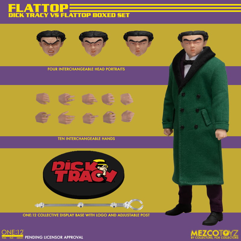 Dick Tracy vs Flattop One:12 Collective Action Figures Set