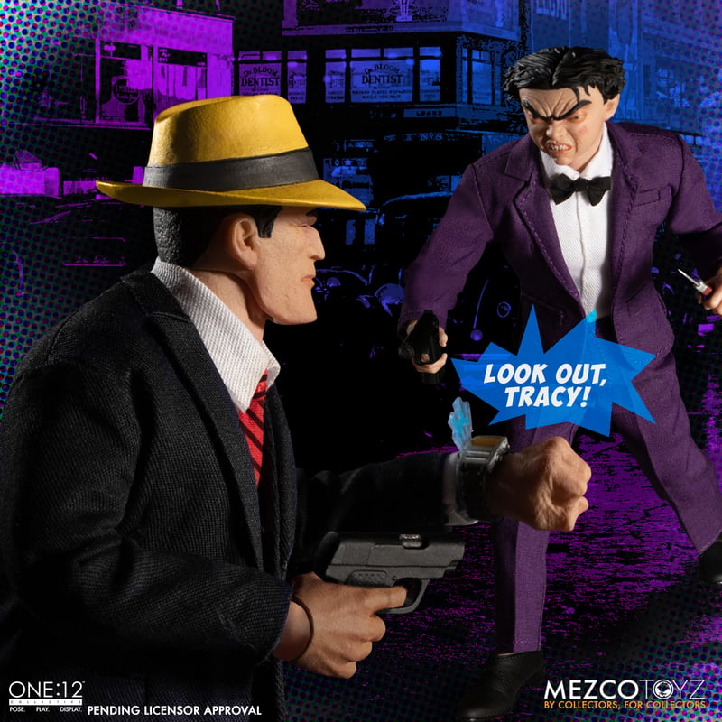 Dick Tracy vs Flattop One:12 Collective Action Figures Set