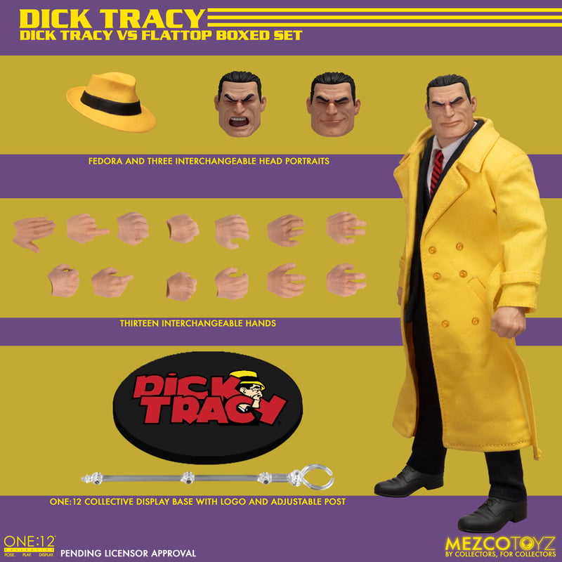 Dick Tracy vs Flattop One:12 Collective Action Figures Set