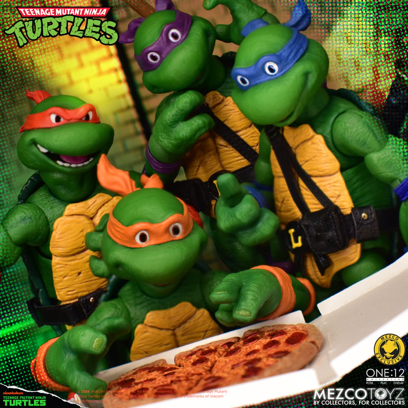 Teenage Mutant Ninja Turtles Deluxe Animated Series Edition Exclusive One:12 Collective Action Figures Set