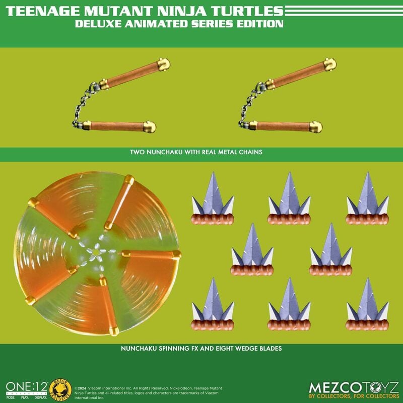 Teenage Mutant Ninja Turtles Deluxe Animated Series Edition Exclusive One:12 Collective Action Figures Set