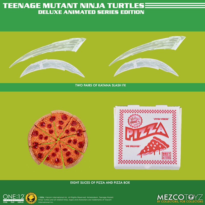 Teenage Mutant Ninja Turtles Deluxe Animated Series Edition Exclusive One:12 Collective Action Figures Set