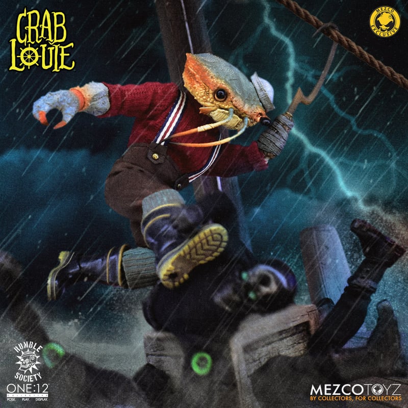 The Decapod Gang: Crab Louie Exclusive One:12 Collective Action Figure