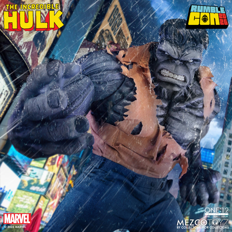 The Incredible Hulk Gray Ver. Exclusive One:12 Collective Action Figure