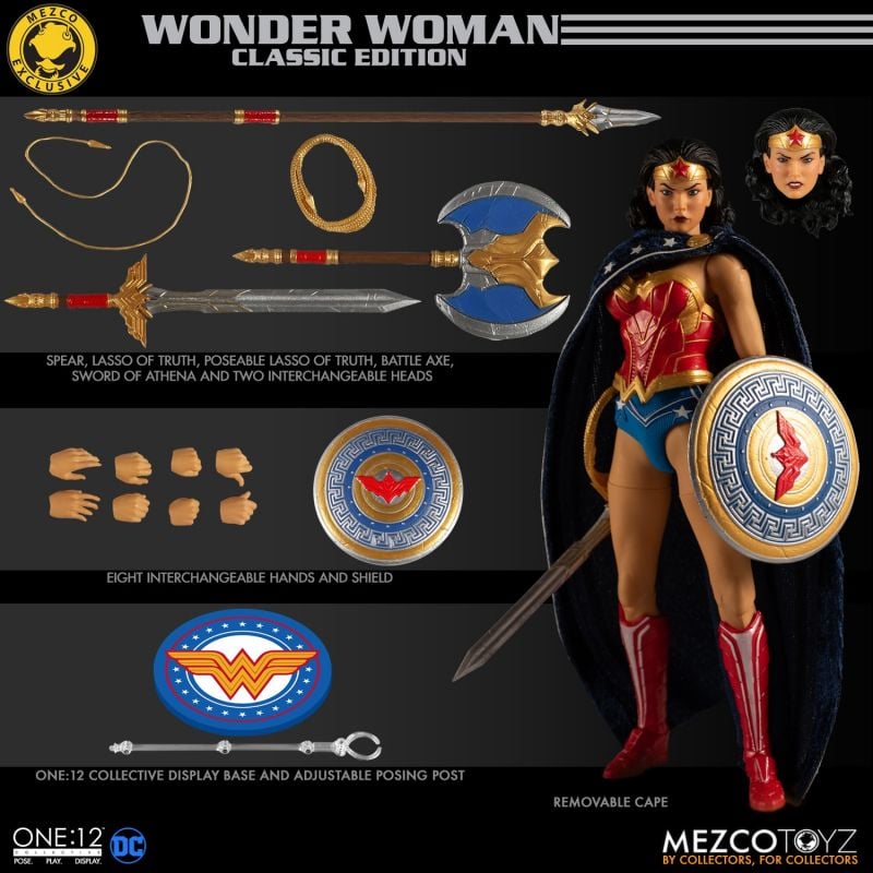 Wonder Woman Classic Edition Exclusive One:12 Collective Action Figure