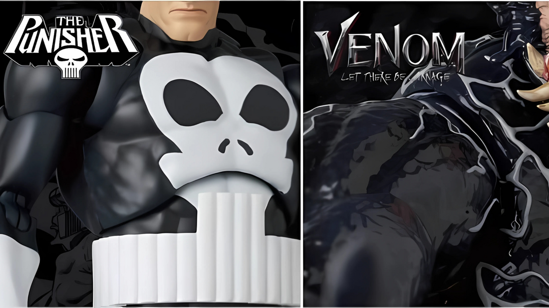 🔫 Medicom MAFEX Punisher and Venom Figures – First Look!