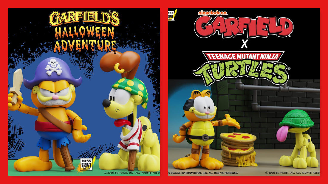 Garfield x TMNT Crossover Line – 2 Pack Details