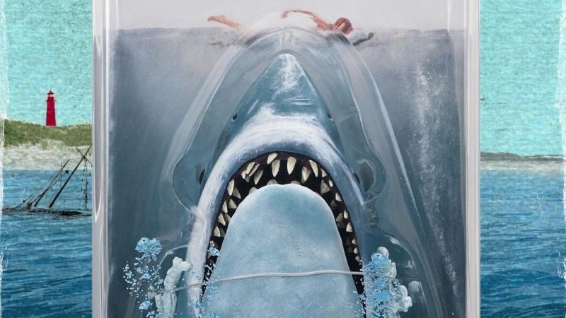 NECA Celebrates 50 Years of Jaws with Stunning Poster Display Piece