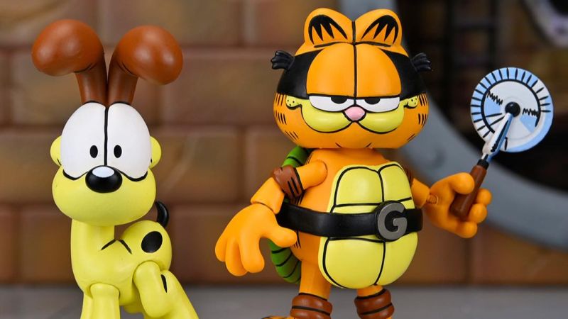 TMNT x Garfield by NECA