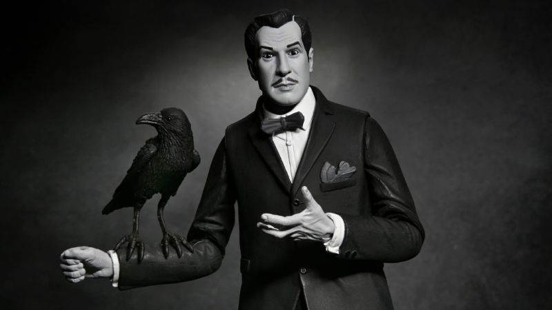 A Haunting Tribute – Vincent Price Black & White Figure by NECA