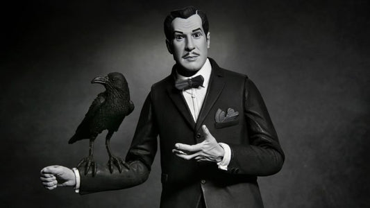 A Haunting Tribute – Vincent Price Black & White Figure by NECA