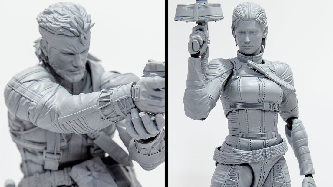 Metal Gear Solid Delta – Revoltech Snake and Big Boss Preview
