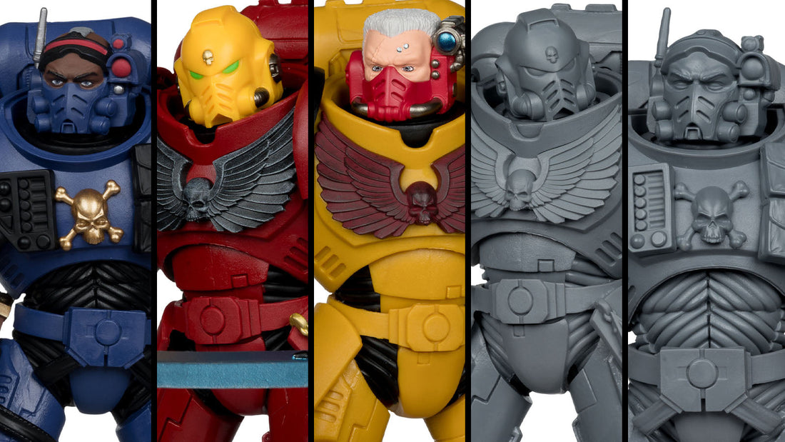 Warhammer 40,000 – McFarlane Toys Unleashes Ultramarines, Blood Angels & Imperial Fists Figures