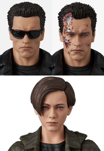 MAFEX Terminator 2: Judgment Day - T-800 (T2 Ver.) & John Connor Action Figure Two-Pack