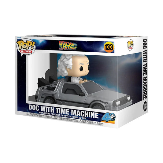 [Pre-Order] Pop! Rides: Back to the Future 40th Anniversary Doc with Time Machine