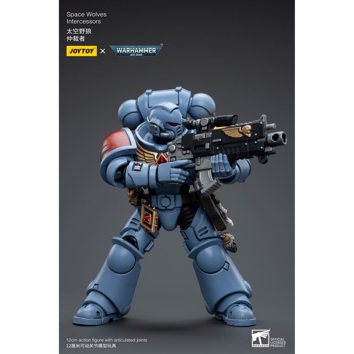 Warhammer 40,000 Space Wolves Intercessors 1:18 Scale Action Figure