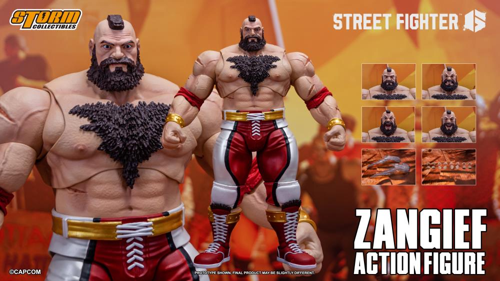 Ultra Street Fighter 6 Zangief 1/12 Scale Action Figure