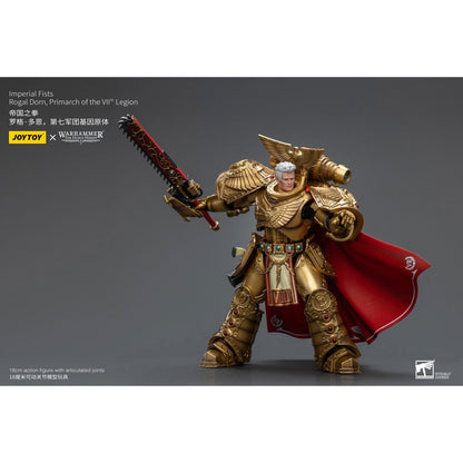 Warhammer 40,000 Imperial Fists Rogal Dorn Primarch of the VIIth Legion 1:18 Scale Action Figure