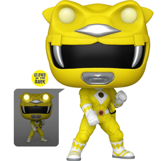 [Pre-Order] Pop! Movies: Mighty Morphin Power Rangers - Yellow Ranger Glow - in - the - Dark