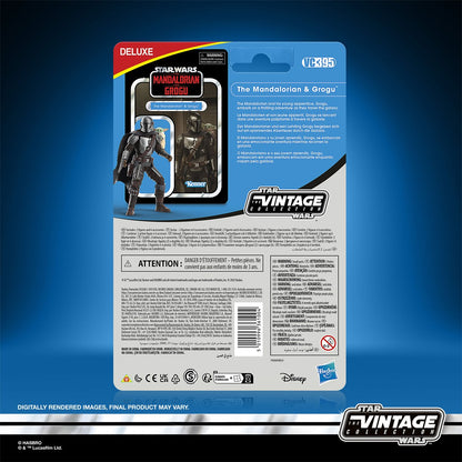 Star Wars The Vintage Collection The Mandalorian & Grogu Deluxe 3 3/4-Inch Action Figure