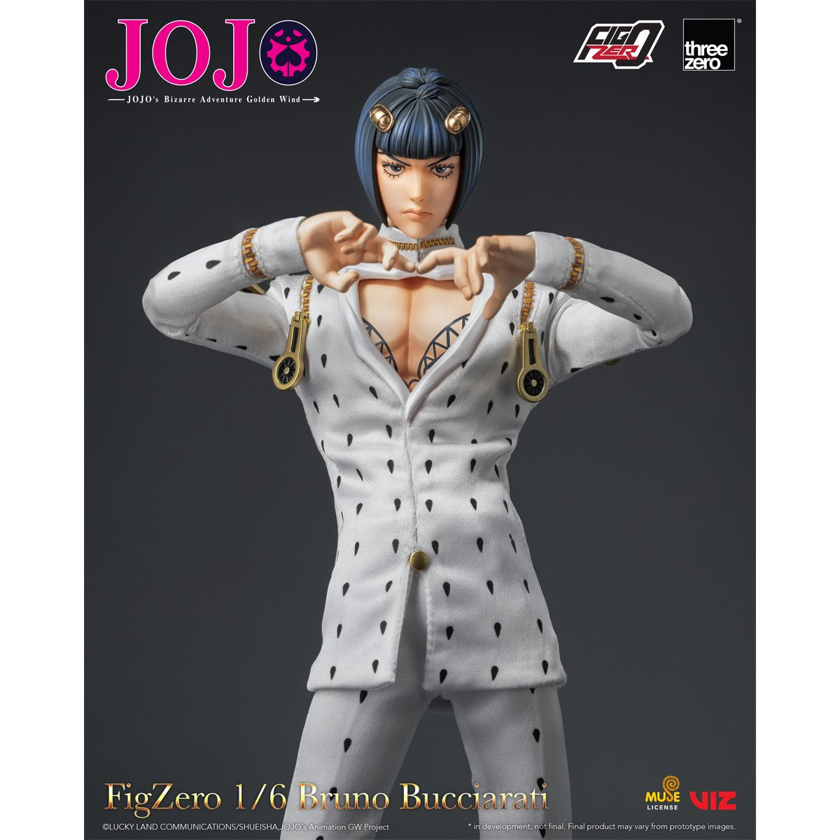 JoJo's Bizarre Adventure: Golden Wind Bruno Bucciarati FigZero 1:6 Scale Action Figure