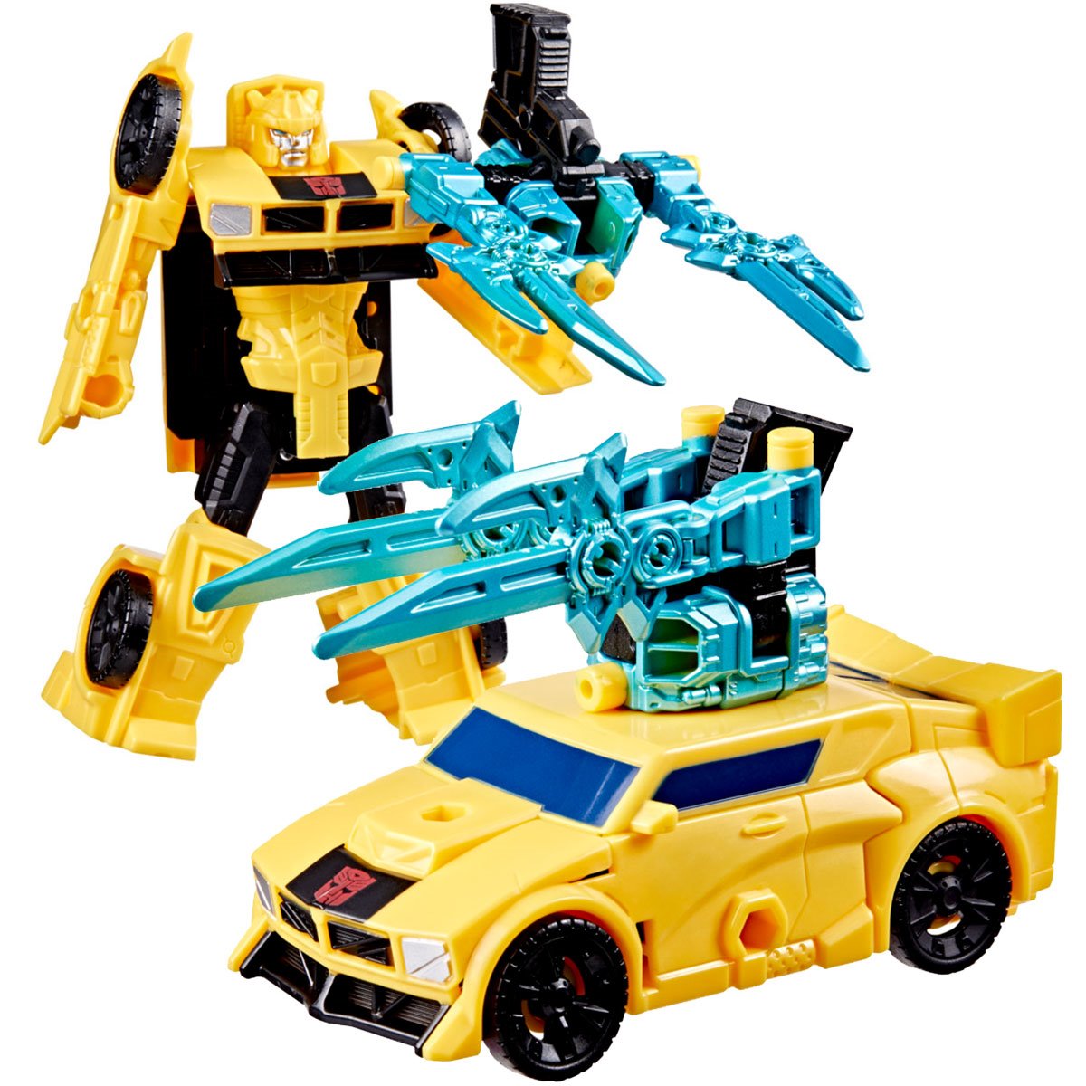 Transformers Cyberworld Bumblebee Armored Cyber Changers 4-Inch Action Figure