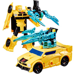 Transformers Cyberworld Bumblebee Armored Cyber Changers 4-Inch Action Figure