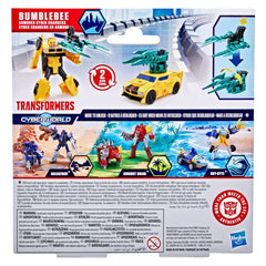 Transformers Cyberworld Bumblebee Armored Cyber Changers 4-Inch Action Figure