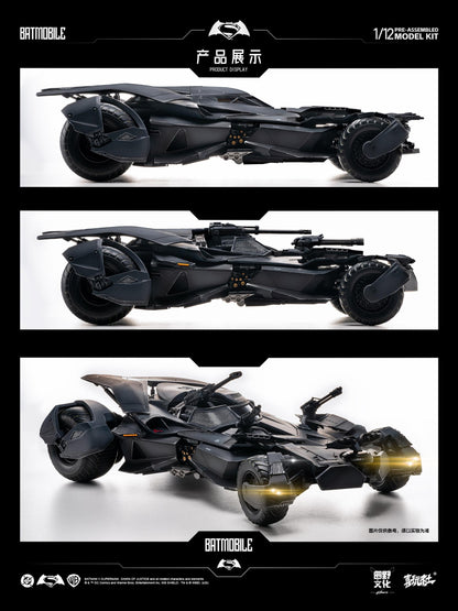 Justice League BVS Batmobile 1/12 Scale Pre-Assembled Model Kit