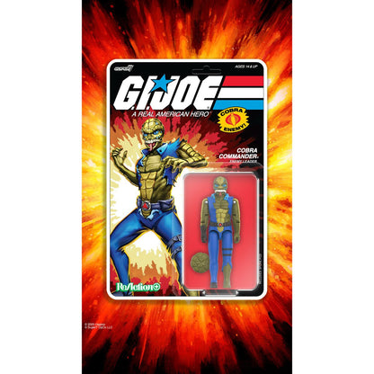 G.I. Joe Cobra Commander (Once a Man) 3 3/4-Inch ReAction+ Figure