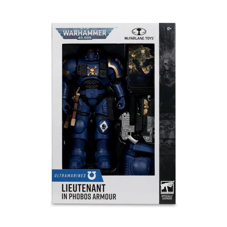 Warhammer 40,000 Wave 11 Ultramarines Lieutenant in Phobos Armour 7-Inch Scale Action Figure