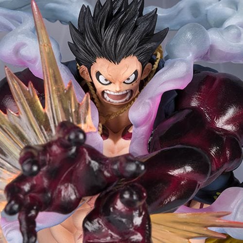 One Piece Monkey D. Luffy Gear 4 Leo Bazooka FiguartsZERO Extra Battle Statue