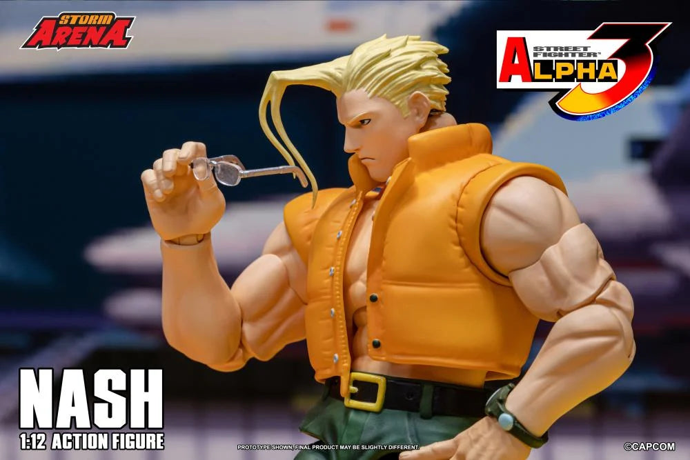 Street Fighter Alpha 3 Storm Arena Nash 1/12 Scale Action Figure