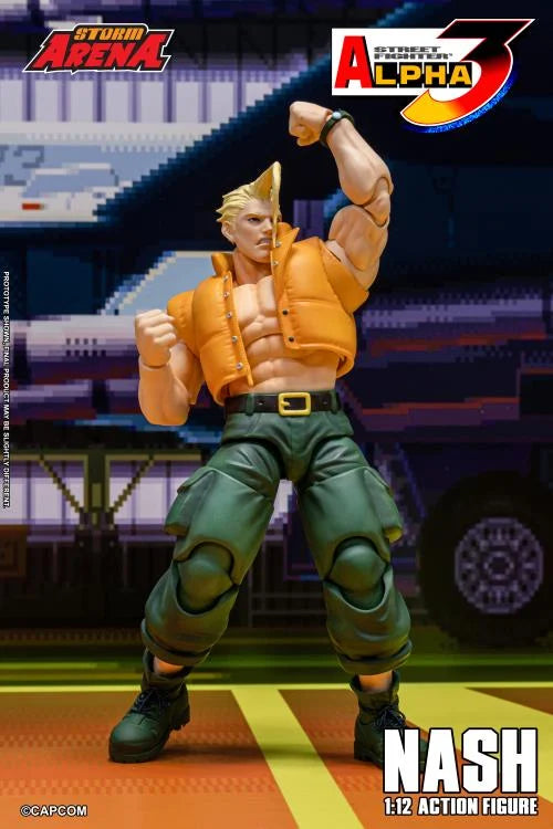 Street Fighter Alpha 3 Storm Arena Nash 1/12 Scale Action Figure